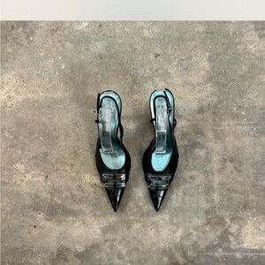 Aldo Black Pointed Toe Heels